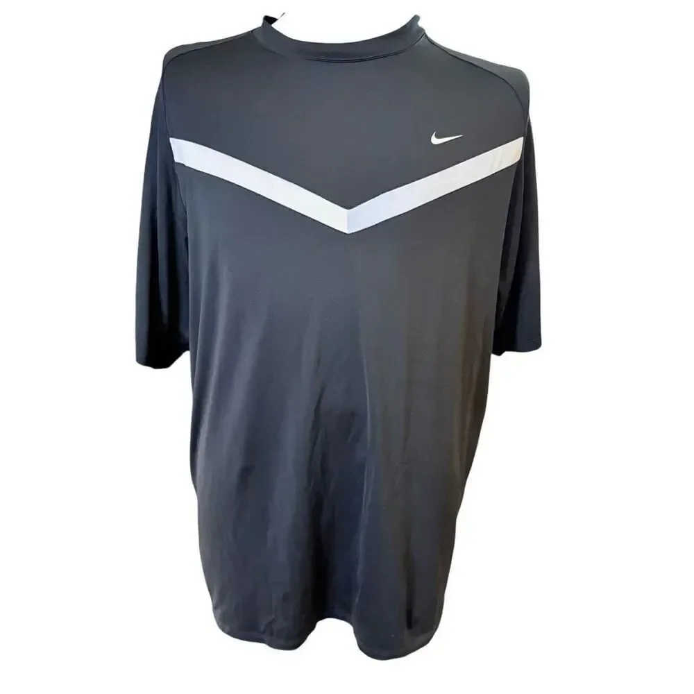 Nike Fit Dry Athletic Short Sleeve T-Shirt Golf Running XL Workout